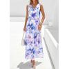 imagePRETTYGARDEN Womens Summer Floral Maxi Dresses 2026 Spring Sleeveless Cowl Neck Flowy Beach Vacation Wedding Guest Long DressFloral Purple Blue