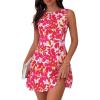 Floral Rose Red