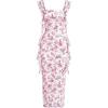 imagePRETTYGARDEN Womens Spring Formal Dress 2026 Summer Elegant Sleeveless Floral Lace Cocktail Wedding Guest Maxi Long DressesWhite Pink Flower