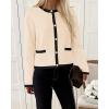 imagePRETTYGARDEN Womens Knit Cardigan Sweaters 2024 Fall Fashion Long Sleeve Button Down Shirts Tops Blouse
