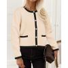 imagePRETTYGARDEN Womens Knit Cardigan Sweaters 2024 Fall Fashion Long Sleeve Button Down Shirts Tops Blouse