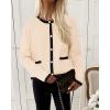 imagePRETTYGARDEN Womens Knit Cardigan Sweaters 2024 Fall Fashion Long Sleeve Button Down Shirts Tops Blouse