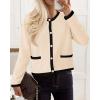 imagePRETTYGARDEN Womens Knit Cardigan Sweaters 2024 Fall Fashion Long Sleeve Button Down Shirts Tops Blouse