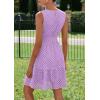 imagePRETTYGARDEN Womens Summer Dresses 2026 Sleeveless V Neck Eyelet Hollow Out Swing A Line Beach Vacation Sun DressPurple