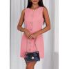 imagePRETTYGARDEN Work Dresses for Women 2026 Summer Business Formal Short Dress Sleeveless Button Down Elegant Office OutfitsPeach Pink
