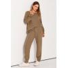 imagePRETTYGARDEN Women 2 Piece Outfits Long Sleeve Pullover Tops And Long Pants Tracksuit Sweater Sets