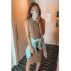imagePRETTYGARDEN Women Bodycon Midi Dress 2026 Summer Spring Casual Vacation Sundress Fitted Sleeveless Tank DressesCoffee