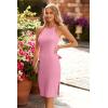 imagePRETTYGARDEN Women Bodycon Midi Dress 2026 Summer Spring Casual Vacation Sundress Fitted Sleeveless Tank DressesSolid Pink