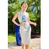 imagePRETTYGARDEN Women Bodycon Midi Dress 2026 Summer Spring Casual Vacation Sundress Fitted Sleeveless Tank DressesWhite