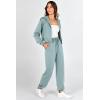 imagePRETTYGARDEN Womens 2 Piece Tracksuit Outfits Long Sleeve Zip Up Sweatshirt Drawstring Sweatpants Lounge Set