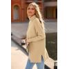 imagePRETTYGARDEN Womens 2023 Oversized Turtleneck Sweater Casual Long Sleeve Chunky Knit Pullover Winter Tops BlouseApricot