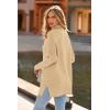 imagePRETTYGARDEN Womens 2023 Oversized Turtleneck Sweater Casual Long Sleeve Chunky Knit Pullover Winter Tops BlouseApricot