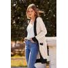 imagePRETTYGARDEN Womens 2024 Fall Cable Knit Cardigan Sweaters Casual Long Sleeve Open Front Loose Outerwear Coats BeigeMedium