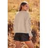 imagePRETTYGARDEN Womens 2024 Knit Pullover Sweaters Long Sleeve Crewneck Ruffle Loose Jumper Tops Blouses