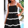 imagePRETTYGARDEN Womens 2024 Summer Maxi Sundress Spaghetti Strap Rickrack Ruffle Flowy Boho Casual Beach Vacation Long Dresses BlackLarge