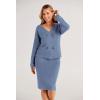 imagePRETTYGARDEN Womens Fall Clothes 2 Piece Sweater Outfits V Neck Button Down Cardigan Bodycon Skirt Set