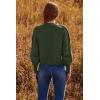 imagePRETTYGARDEN Womens Fall Cropped Striped Sweaters Casual Long Sleeve Crewneck Pullover Oversized Winter Tops Jumper