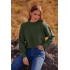 imagePRETTYGARDEN Womens Fall Cropped Striped Sweaters Casual Long Sleeve Crewneck Pullover Oversized Winter Tops Jumper