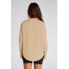 imagePRETTYGARDEN Womens Fall Fashion Button Up Sweatshirt Long Sleeve V Neck Loose Fit Casual Trendy Going Out Pullover Tops