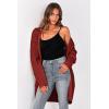 imagePRETTYGARDEN Womens Fall Open Front Chunky Cardigans Casual Long Sleeve Cable Knit Sweater Coat Outerwear