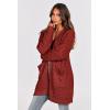 imagePRETTYGARDEN Womens Fall Open Front Chunky Cardigans Casual Long Sleeve Cable Knit Sweater Coat Outerwear