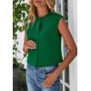 imagePRETTYGARDEN Womens Suit Vest Crop Tops Spring Summer Dressy Business Casual Work Office Clothes Trendy Blazer WaistcoatGreen