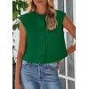 imagePRETTYGARDEN Womens Suit Vest Crop Tops Spring Summer Dressy Business Casual Work Office Clothes Trendy Blazer WaistcoatGreen