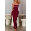 imagePRETTYGARDEN Womens Summer Slip Long Dresses Sexy Sleeveless Backless Bodycon Party Maxi Dress Wine RedMedium