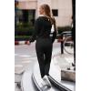 imagePRETTYGARDEN womens Women Casualeleganthoodielong Sleeve