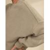 imagePRTTYGARDEN Womens Long Sleeve Tops 2025 Spring Loose Crewneck Sweatshirt Trendy Casual Ribbed Pullover Knit Outfit