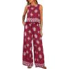 Floral Wine Red White