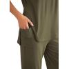 imagePRETTYGARDEN 2 Piece Lounge Sets for Women Summer Airport Travel Outfit 2026 Casual Matching Spring Clothes Track Sweat SuitsArmy Green