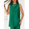 imagePRETTYGARDEN 2 Piece Lounge Sets for Women Summer Airport Travel Outfit 2026 Casual Matching Spring Clothes Track Sweat SuitsGrass Green