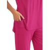 imagePRETTYGARDEN 2 Piece Lounge Sets for Women Summer Airport Travel Outfit 2026 Casual Matching Spring Clothes Track Sweat SuitsRose Red
