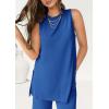 imagePRETTYGARDEN 2 Piece Lounge Sets for Women Summer Airport Travel Outfit 2026 Casual Matching Spring Clothes Track Sweat SuitsRoyal Blue