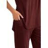 imagePRETTYGARDEN 2 Piece Lounge Sets for Women Summer Airport Travel Outfit 2026 Casual Matching Spring Clothes Track Sweat SuitsWine Red