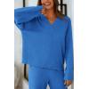 imagePRETTYGARDEN Lounge Sets for Women Two Piece Sweaters Pajama Set Fall Fashion 2026 Loungewear Outfits Matching Winter ClothesBrilliant Blue