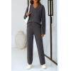 imagePRETTYGARDEN Lounge Sets for Women Two Piece Sweaters Pajama Set Fall Fashion 2026 Loungewear Outfits Matching Winter ClothesDark Grey
