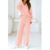 imagePRETTYGARDEN Lounge Sets for Women Two Piece Sweaters Pajama Set Fall Fashion 2026 Loungewear Outfits Matching Winter ClothesLight Pink