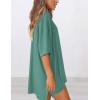 imagePRETTYGARDEN Women 2 Piece Lounge Set 2026 Summer Casual Oversized Shirts Biker Shorts Matching Airport Travel Outfit ClothesFruit Green