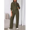 imagePRETTYGARDEN Womens 2 Piece Outfits Sweatsuits 2026 Fall Full Zip Sweatshirts Workout Pants Matching Lounge Sets TracksuitsArmy Green