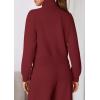 imagePRETTYGARDEN Womens 2 Piece Outfits Sweatsuits 2026 Fall Full Zip Sweatshirts Workout Pants Matching Lounge Sets TracksuitsBurgundy