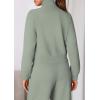 imagePRETTYGARDEN Womens 2 Piece Outfits Sweatsuits 2026 Fall Full Zip Sweatshirts Workout Pants Matching Lounge Sets TracksuitsSage Green