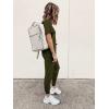 imagePRETTYGARDEN Womens Two Piece Lounge Sets 2026 Spring Summer Jogger Pants Vacation Outfits Travel Airplane Matching ClothesArmy Green