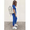 imagePRETTYGARDEN Womens Two Piece Lounge Sets 2026 Spring Summer Jogger Pants Vacation Outfits Travel Airplane Matching ClothesBlue