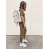 imagePRETTYGARDEN Womens Two Piece Lounge Sets 2026 Spring Summer Jogger Pants Vacation Outfits Travel Airplane Matching ClothesDark Khaki