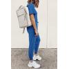 imagePRETTYGARDEN Womens Two Piece Lounge Sets 2026 Spring Summer Jogger Pants Vacation Outfits Travel Airplane Matching ClothesGrey Blue