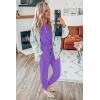 imagePRETTYGARDEN Womens Two Piece Lounge Sets 2026 Spring Summer Jogger Pants Vacation Outfits Travel Airplane Matching ClothesLight Purple
