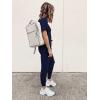 imagePRETTYGARDEN Womens Two Piece Lounge Sets 2026 Spring Summer Jogger Pants Vacation Outfits Travel Airplane Matching ClothesNavy