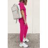 imagePRETTYGARDEN Womens Two Piece Lounge Sets 2026 Spring Summer Jogger Pants Vacation Outfits Travel Airplane Matching ClothesRose Red